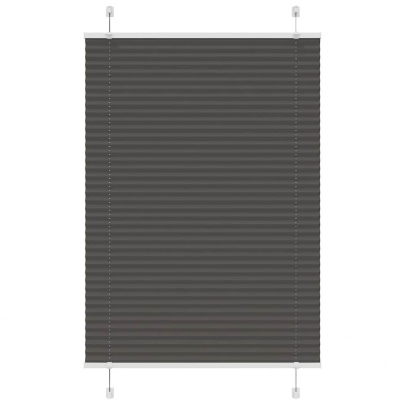 Roleta plisowana czarna 90x150 cm Szerokość tkaniny 89,4 cm