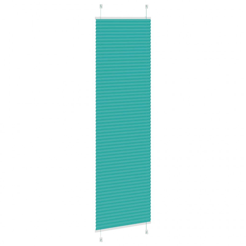 Roleta plisowana Zielony Benzyna 60x200 cm Szerokość tkaniny