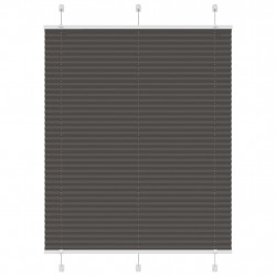 Roleta plisowana czarna 105x150 cm Szerokość tkaniny 104,4 cm
