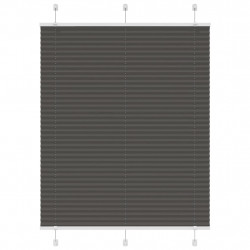 Roleta plisowana czarna 110x150 cm Szerokość tkaniny 109,4 cm