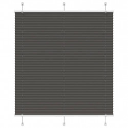 Roleta plisowana czarna 120x150 cm Szerokość tkaniny 119,4 cm