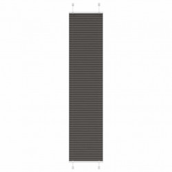 Roleta plisowana czarna 40x200 cm Szerokość tkaniny 39,4cm