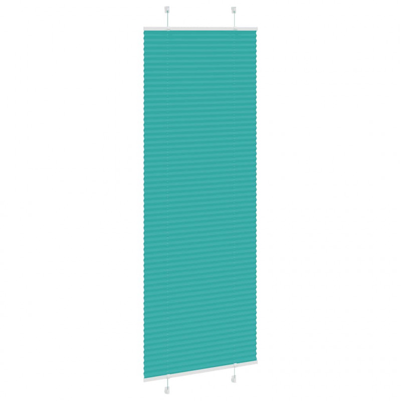 Roleta plisowana Zielony Benzyna 80x200 cm Szerokość tkaniny