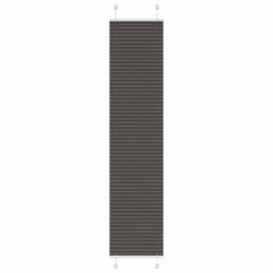 Roleta plisowana czarna 45x200 cm Szerokość tkaniny 44,4cm