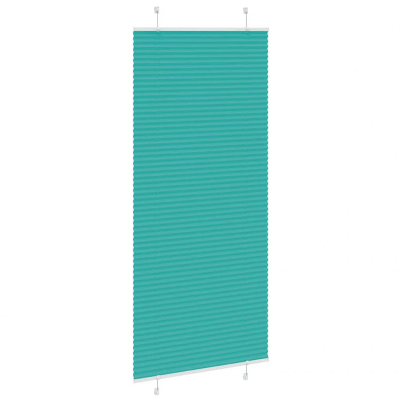 Roleta plisowana Zielony Benzyna 85x200 cm Szerokość tkaniny