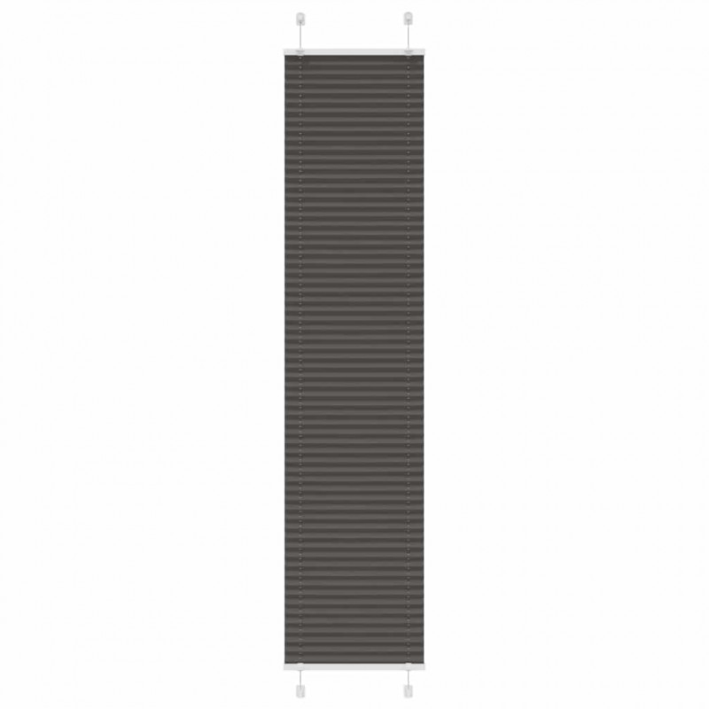 Roleta plisowana czarna 50x200 cm Szerokość tkaniny 49,4cm
