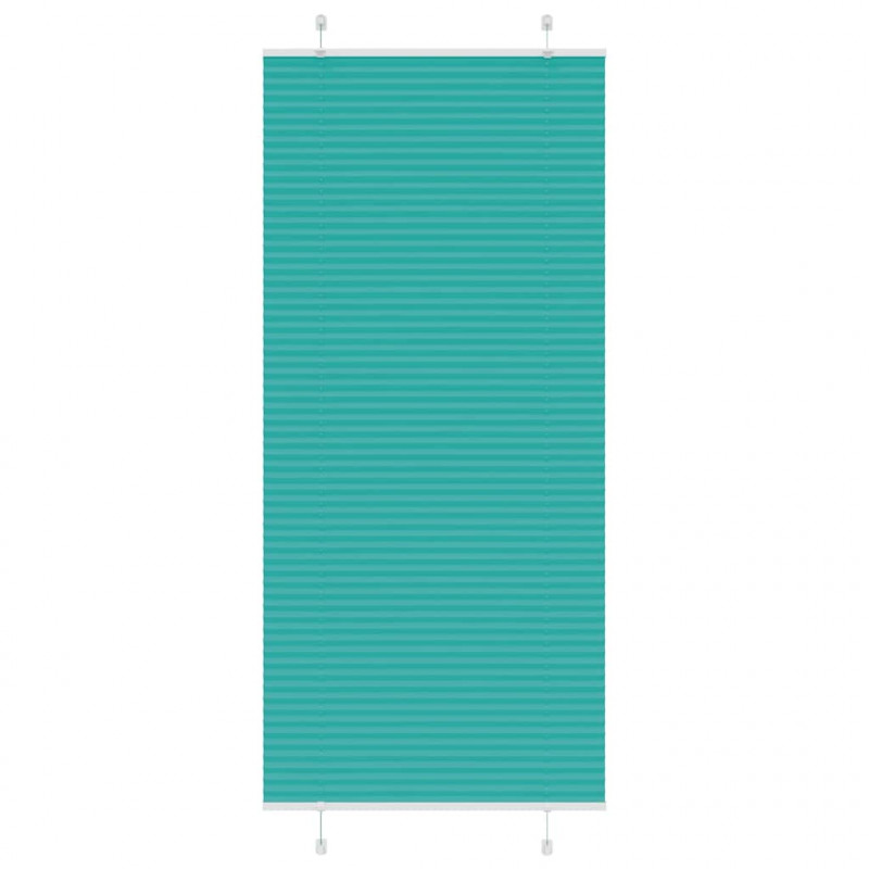 Roleta plisowana Zielony Benzyna 90x200 cm Szerokość tkaniny