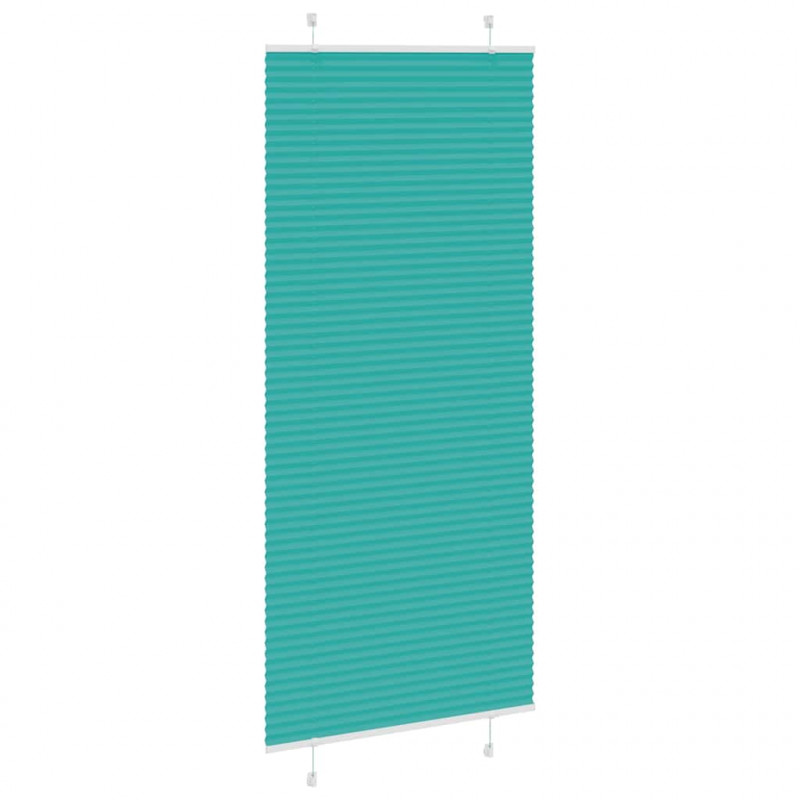 Roleta plisowana Zielony Benzyna 90x200 cm Szerokość tkaniny