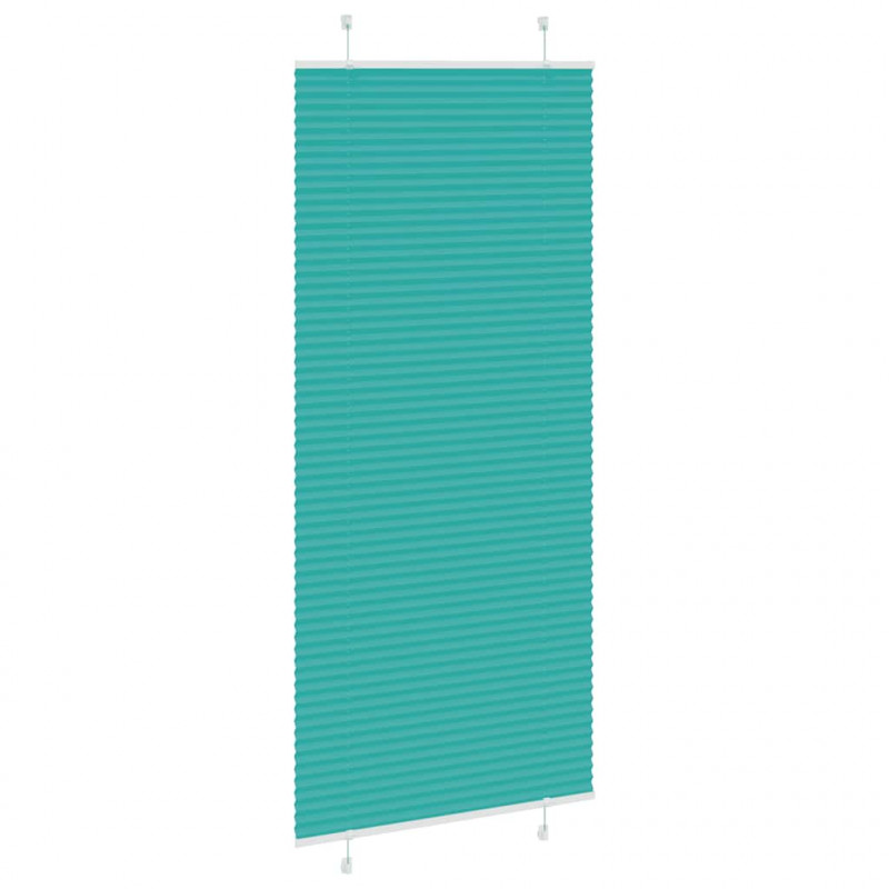 Roleta plisowana Zielony Benzyna 95x200 cm Szerokość tkaniny