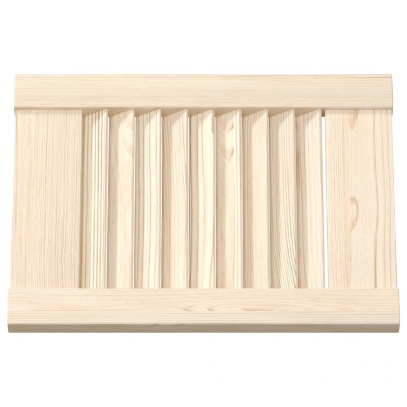 Drzwi do szafek żaluzjowe 2szt. 39,5x29,5cm lite drewno sosnowe