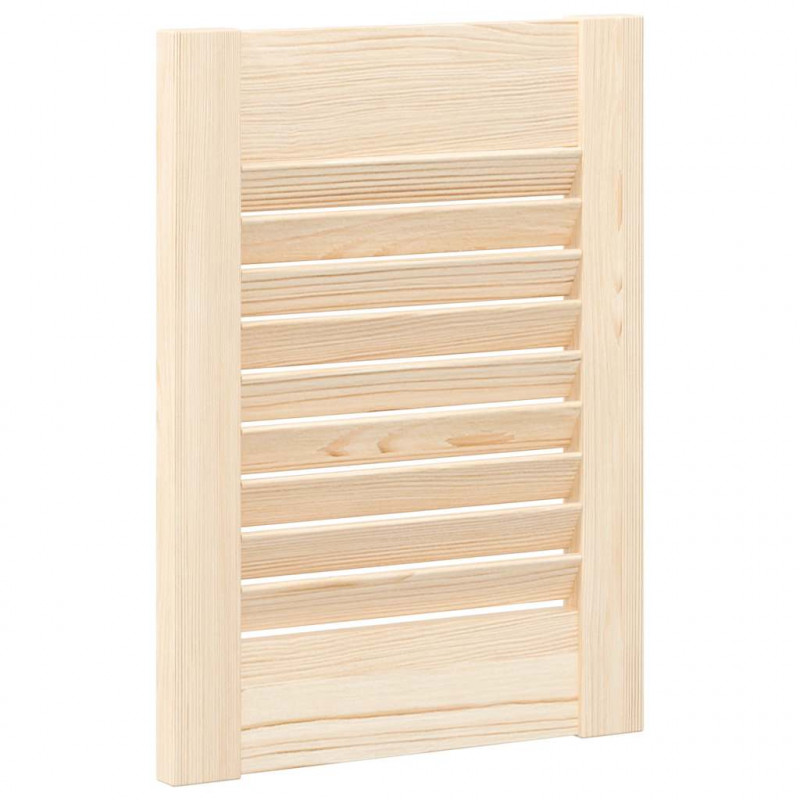 Drzwi do szafek żaluzjowe 2szt. 39,5x29,5cm lite drewno sosnowe