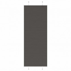 Roleta plisowana czarna 75x200 cm Szerokość tkaniny 74,4 cm