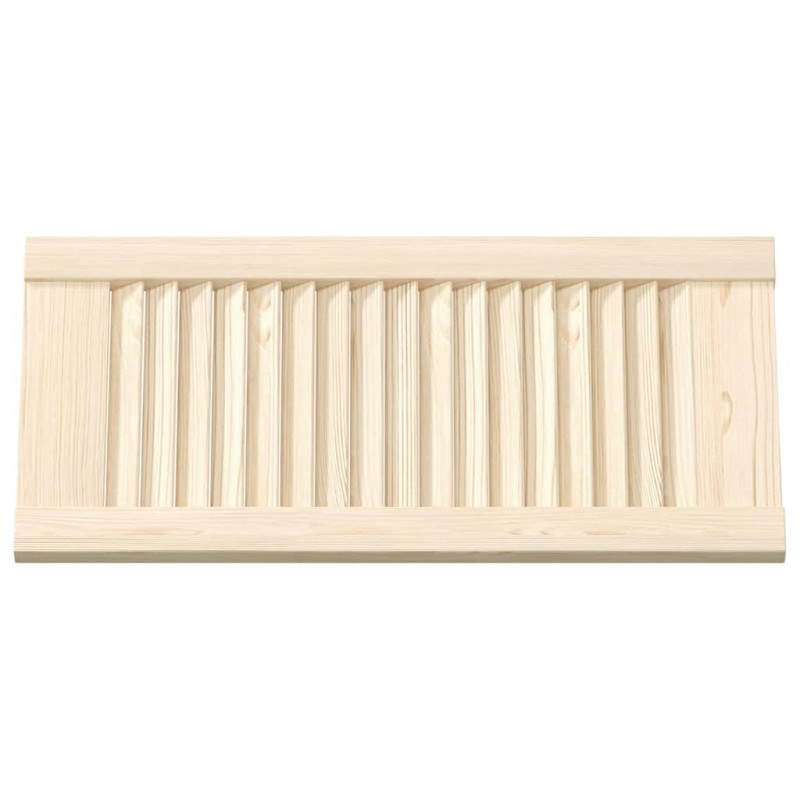 Drzwi szafkowe z żaluzją 61,5x29,5 cm lite drewno sosnowe