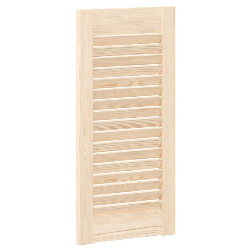 Drzwi szafkowe z żaluzją 61,5x29,5 cm lite drewno sosnowe