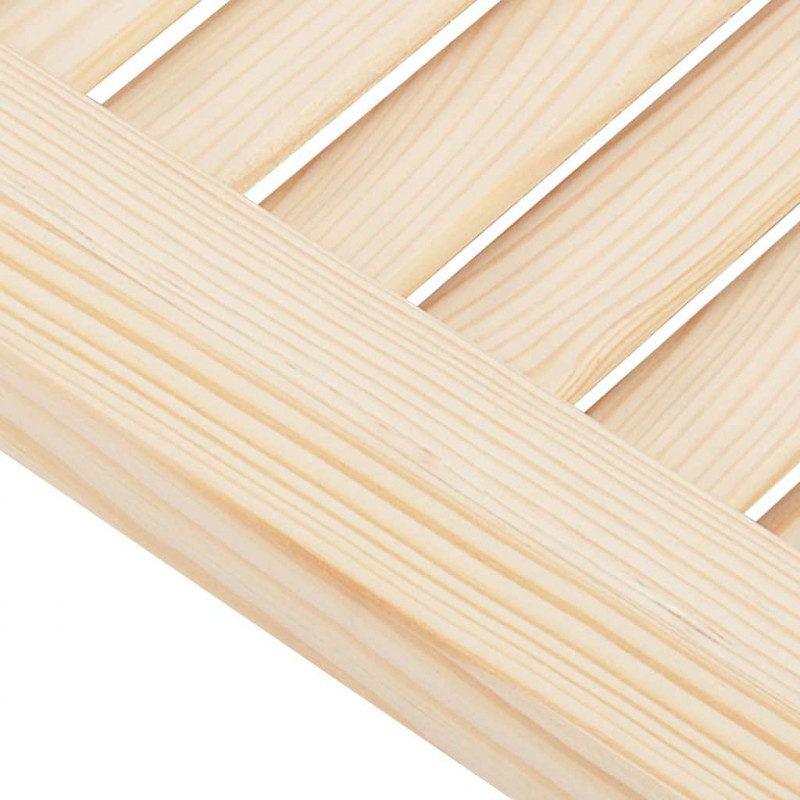 Drzwi szafkowe z żaluzją 61,5x29,5 cm lite drewno sosnowe