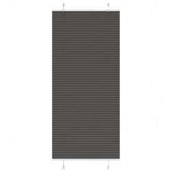 Roleta plisowana czarna 90x200 cm Szerokość tkaniny 89,4 cm