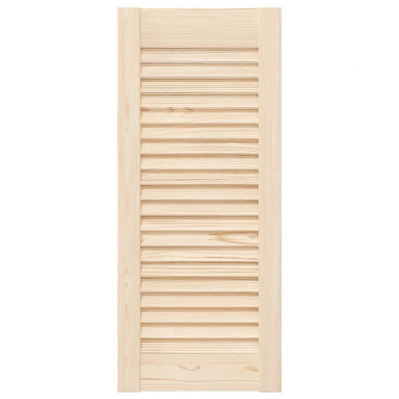 Drzwi do szafek żaluzjowe 2 szt. 69x29,5 cm lite drewno sosnowe