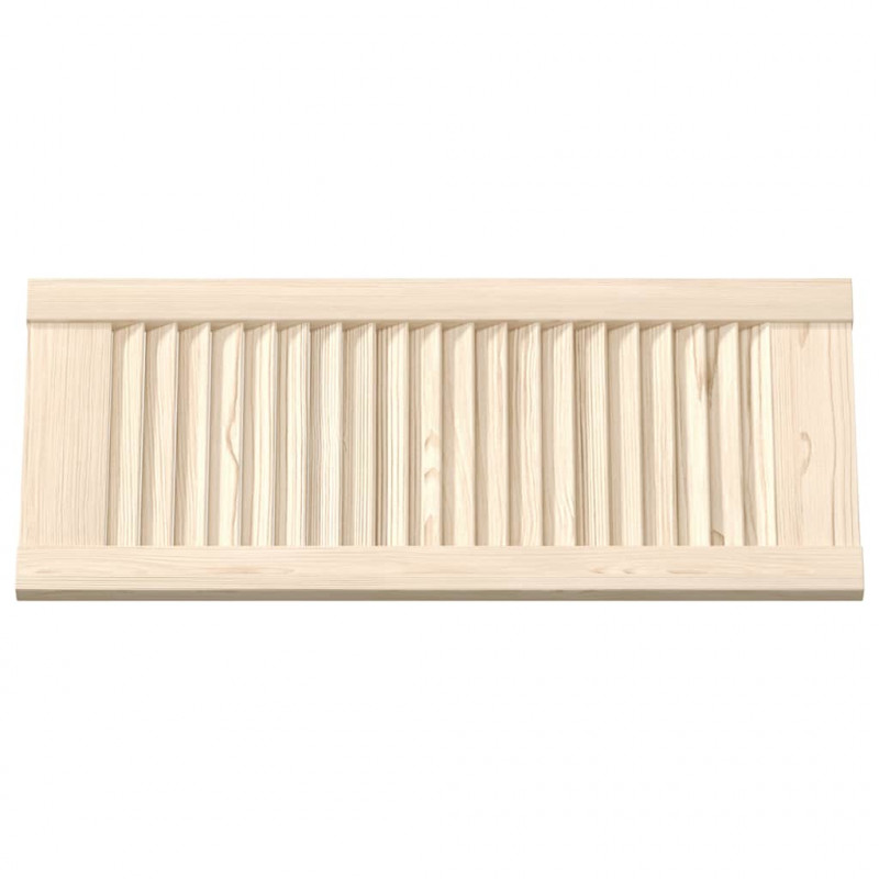 Drzwi do szafek żaluzjowe 2 szt. 69x29,5 cm lite drewno sosnowe