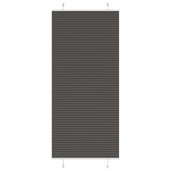 Roleta plisowana czarna 100x200 cm Szerokość tkaniny 99,4 cm