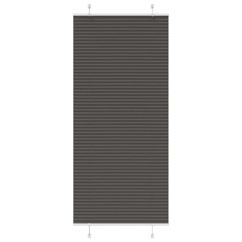 Roleta plisowana czarna 100x200 cm Szerokość tkaniny 99,4 cm