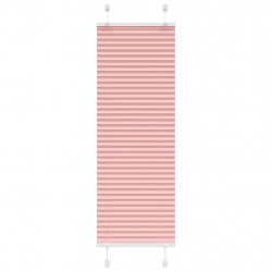 Roleta plisowana różowa 40x100 cm Szerokość tkaniny 39,4cm