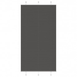 Roleta plisowana czarna 105x200 cm Szerokość tkaniny 104,4 cm