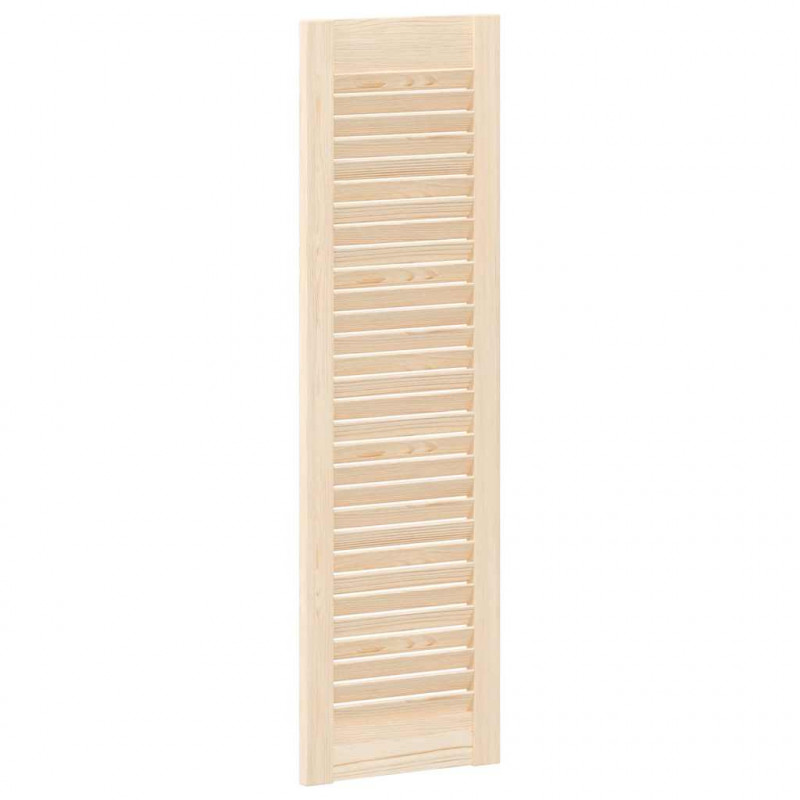 Drzwi do szafek żaluzjowe 2 szt. 99x29,5 cm lite drewno sosnowe