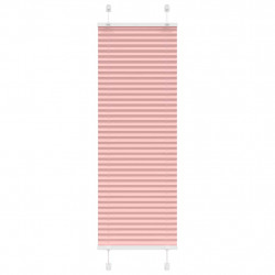 Roleta plisowana różowa 50x100 cm Szerokość tkaniny 49,4cm