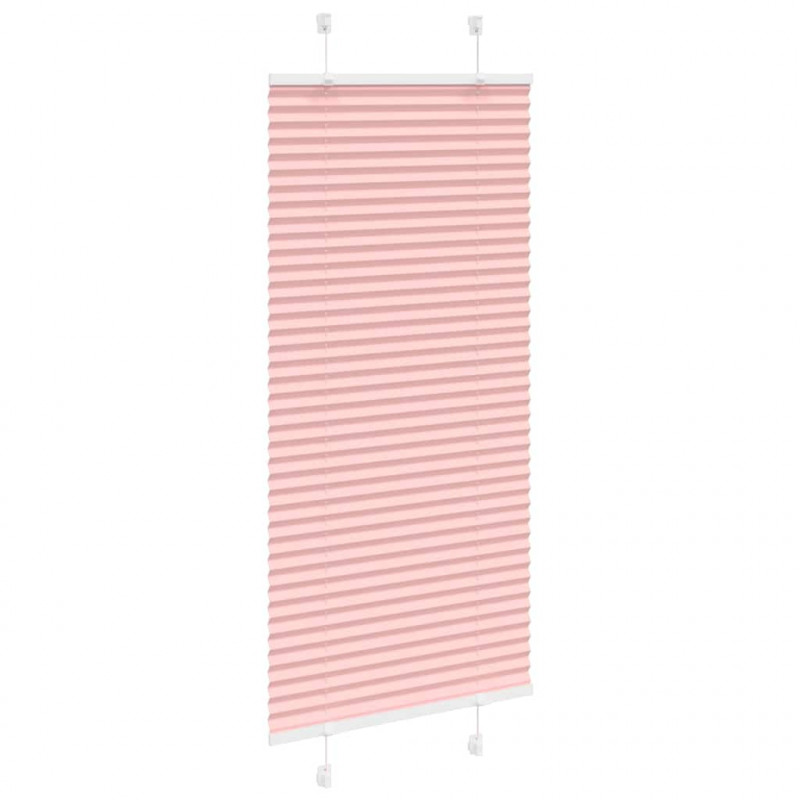 Roleta plisowana różowa 55x100 cm Szerokość tkaniny 54,4cm
