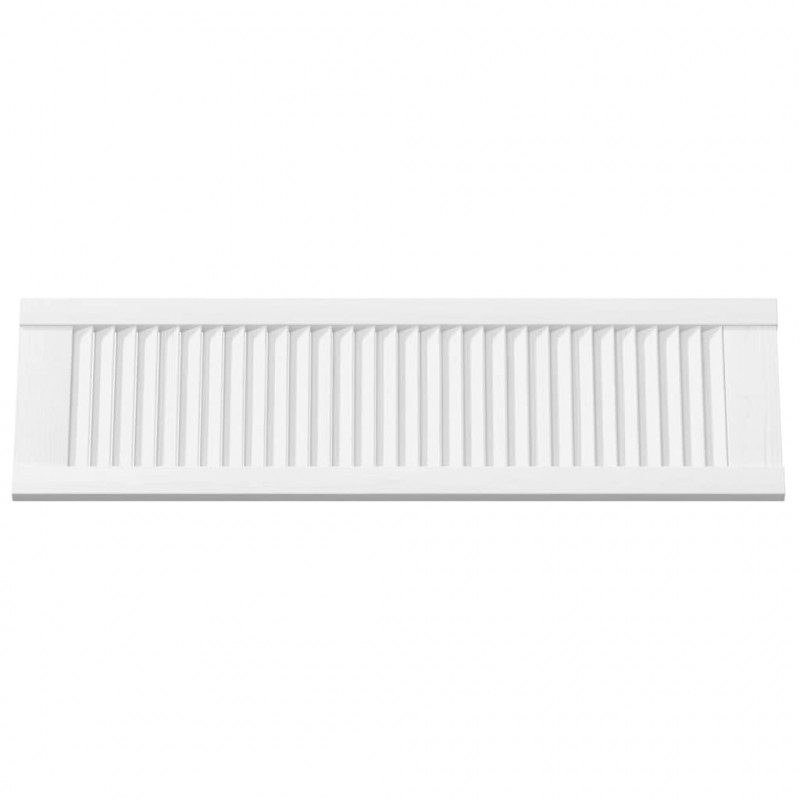 Drzwi do szafek żaluzjowe 4 szt. Białe 99x29,5 cm