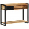 Konsola Stolik 100x35x75 cm lite drewno surowe mango