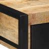 Konsola Stolik 100x35x75 cm lite drewno surowe mango