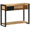 Konsola Stolik 100x35x75 cm lite drewno surowe mango