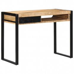 Biurko 100x50x75 cm lite drewno surowe mango