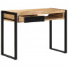 Biurko 100x50x75 cm lite drewno surowe mango