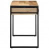 Biurko 100x50x75 cm lite drewno surowe mango