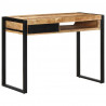 Biurko 100x50x75 cm lite drewno surowe mango