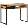 Biurko 100x50x75 cm lite drewno surowe mango