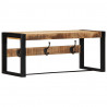 Wieszak na ubrania 80x35x35 cm lite drewno surowe mango