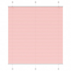 Roleta plisowana różowa 120x100 cm Szerokość tkaniny 119,4 cm