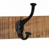 Wieszak na ubrania 80x35x35 cm lite drewno surowe mango