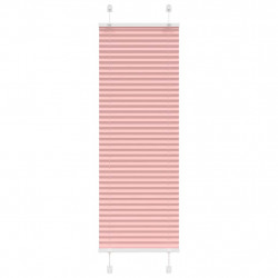 Roleta plisowana różowa 40x150 cm Szerokość tkaniny 39,4cm