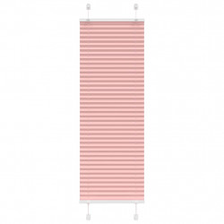 Roleta plisowana różowa 45x150 cm Szerokość tkaniny 44,4cm