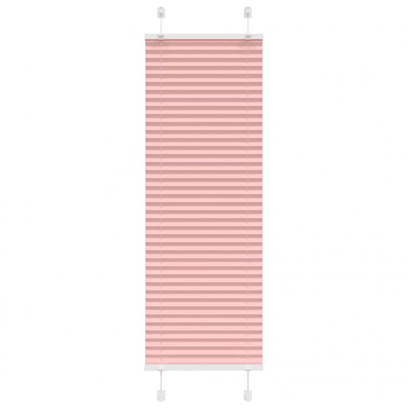 Roleta plisowana różowa 45x150 cm Szerokość tkaniny 44,4cm