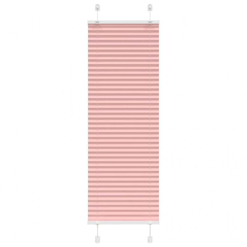 Roleta plisowana różowa 50x150 cm Szerokość tkaniny 49,4cm