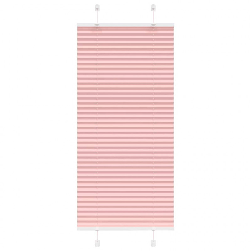 Roleta plisowana różowa 60x150 cm Szerokość tkaniny 59,4cm