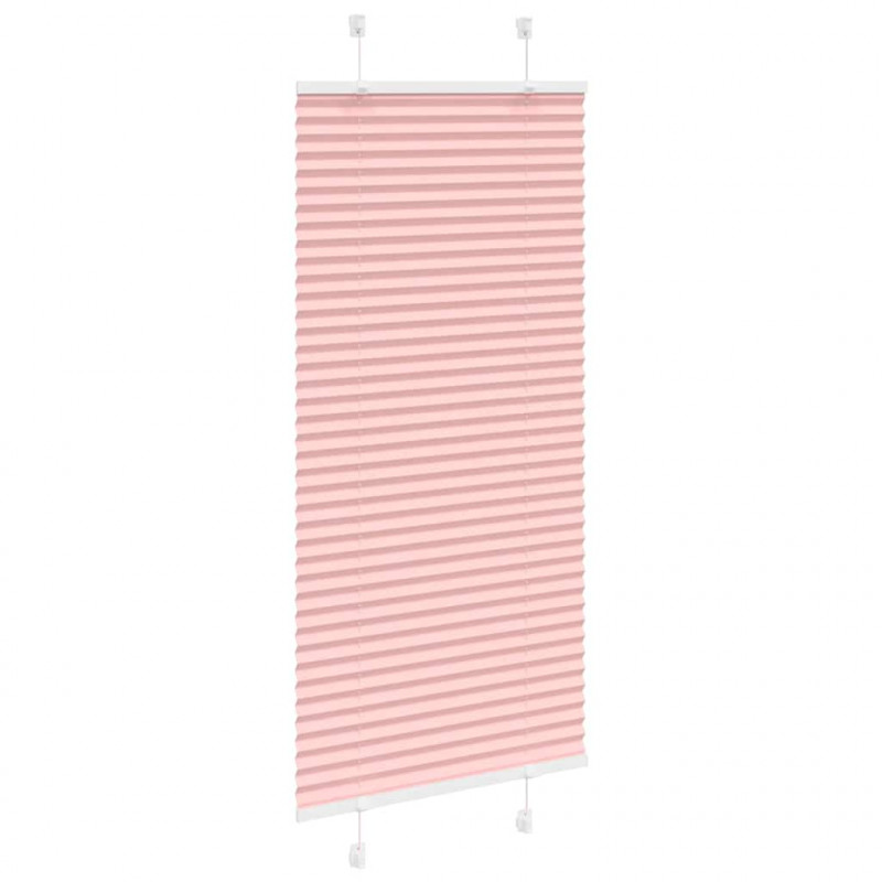 Roleta plisowana różowa 60x150 cm Szerokość tkaniny 59,4cm