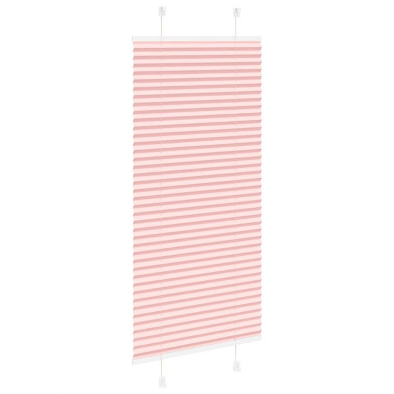 Roleta plisowana różowa 60x150 cm Szerokość tkaniny 59,4cm