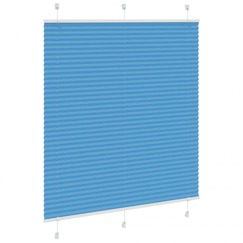 Roleta plisowana niebieska 120x100 cm Szerokość tkaniny 119,4cm