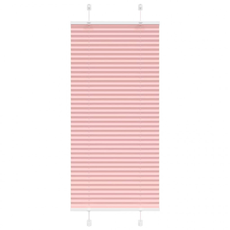 Roleta plisowana różowa 65x150 cm Szerokość tkaniny 64,4cm